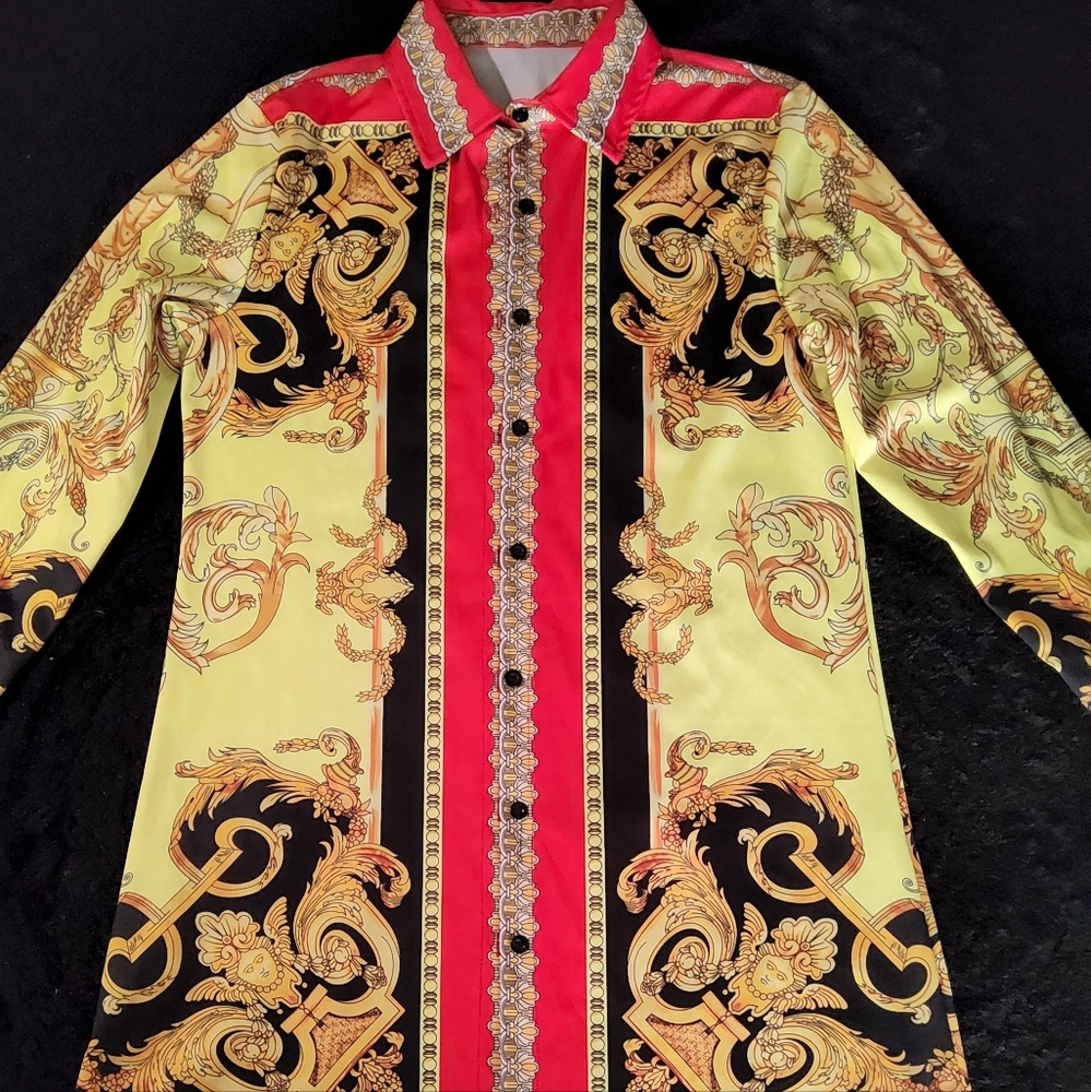 Vintage Dashiki African Women's Dress